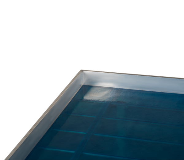 Box tafel opstaande rand 3 cm rondom en kunstof blad inlage 100 x 150 x 80 hoog - Afbeelding 6